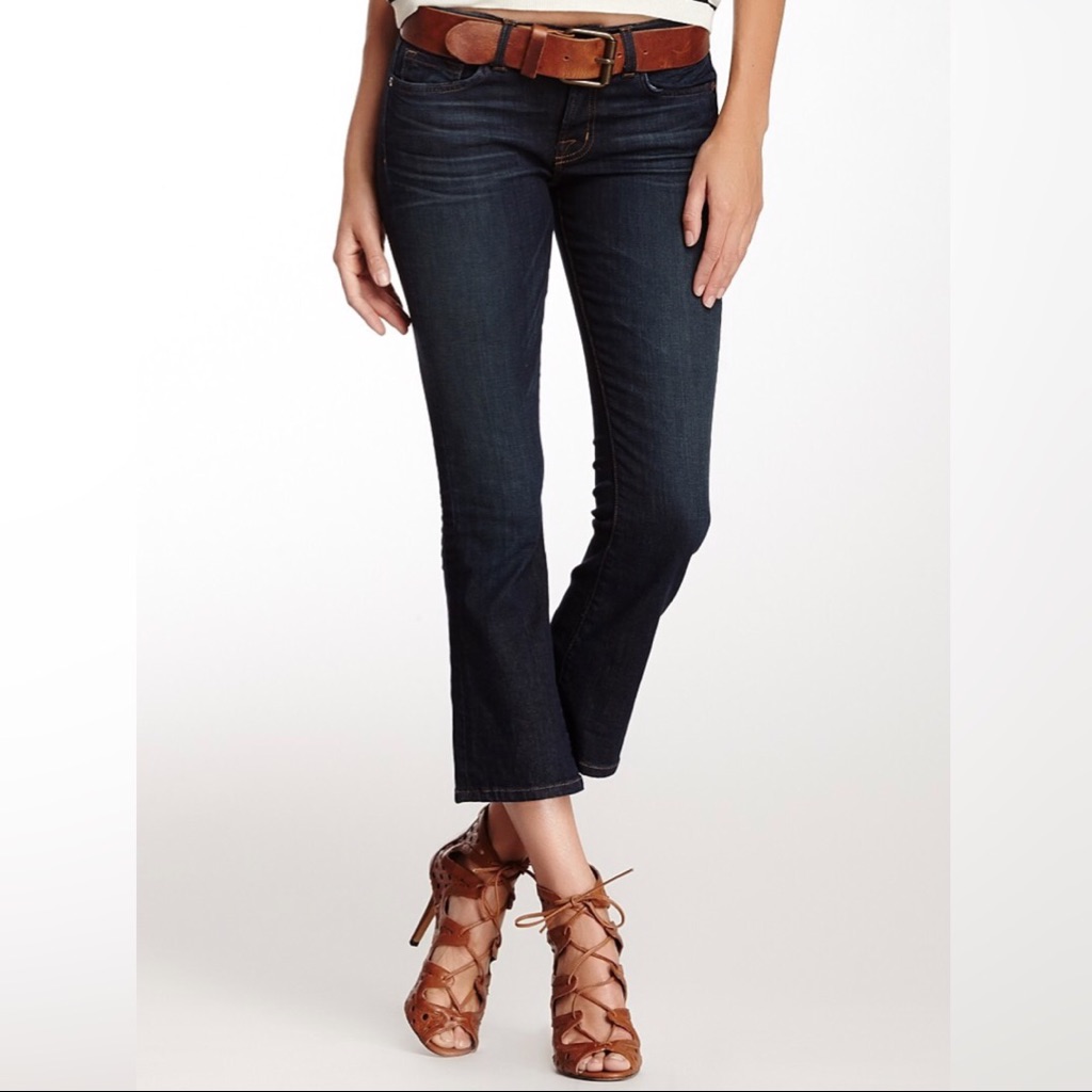 J Brand Gigi Mid Cropped Flair Jean In Murphy